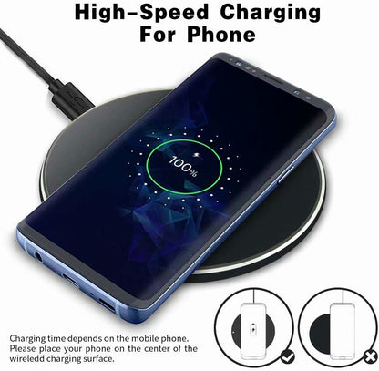 Custom Wireless Charger Logo Printed Promotional Wireless QI Charging Pad - 10W