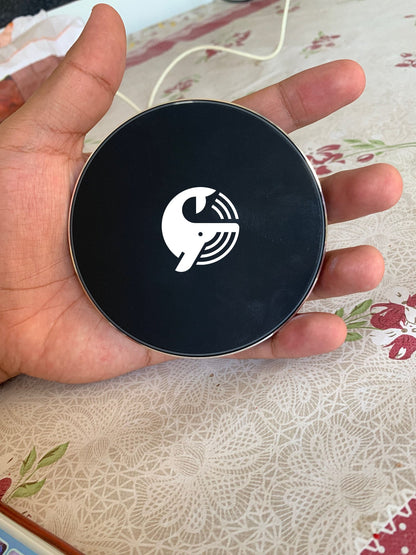 Custom Wireless Charger Logo Printed Promotional Wireless QI Charging Pad - 10W