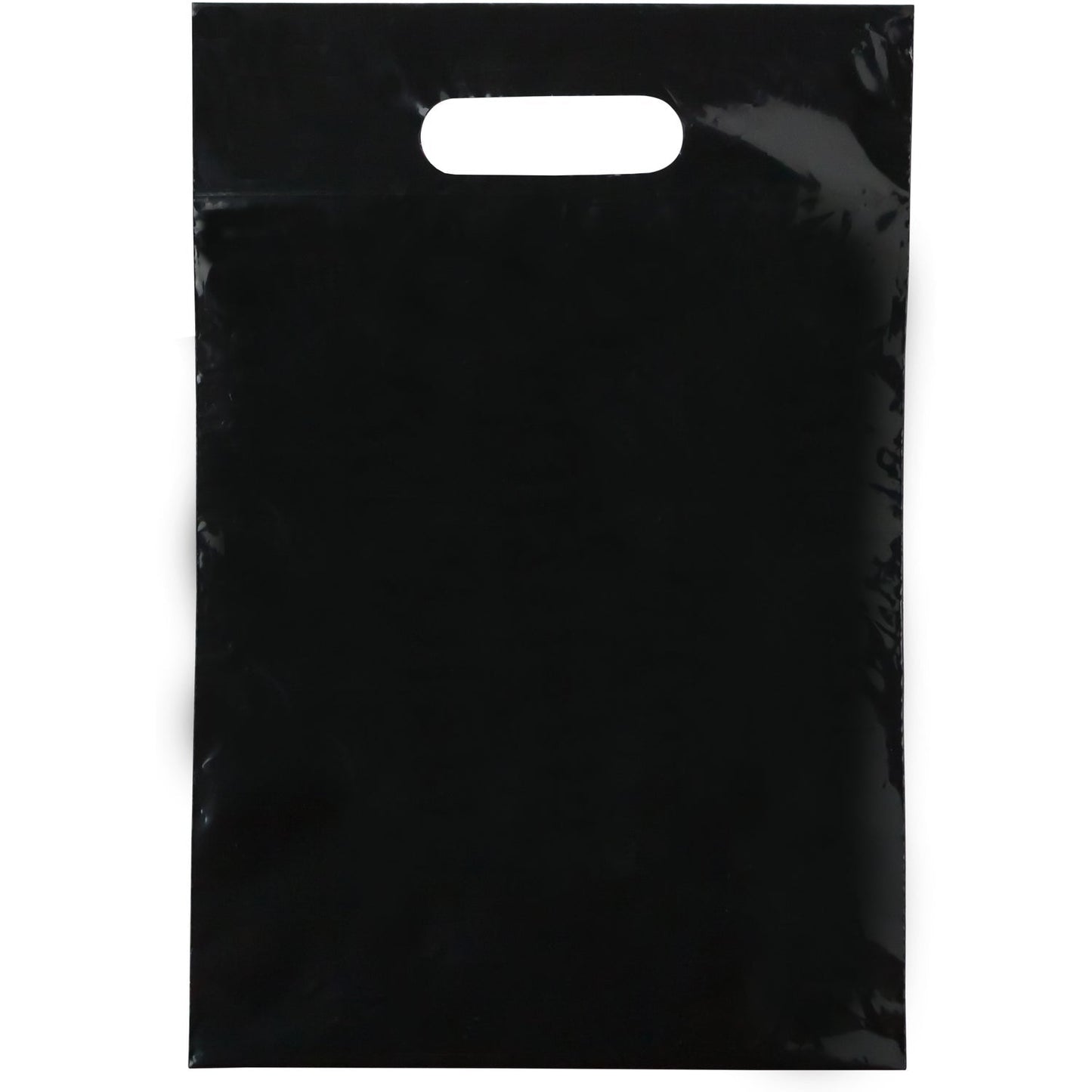 Custom Shopping Bags Logo Plastic Die Cut Handle Bags in All Colors