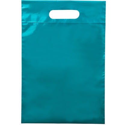 Custom Shopping Bags Logo Plastic Die Cut Handle Bags in All Colors