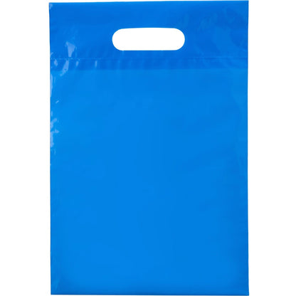 Custom Shopping Bags Logo Plastic Die Cut Handle Bags in All Colors