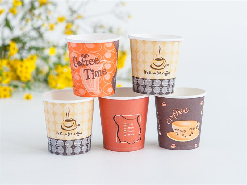 Custom Single Wall Paper Cups In All Sizes, Logo or Design Paper Cups Recyclable - White