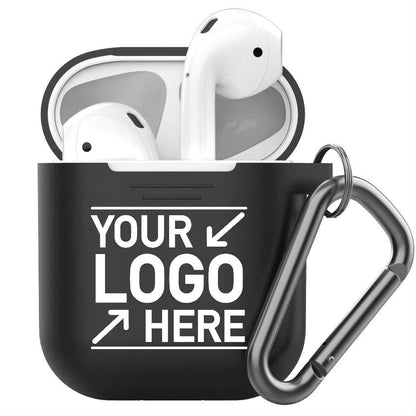 Promotional Custom Logo Airpod Covers With Keychain