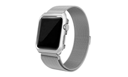 Bulk Apple Watch Premium Stainless Steel Magnetic Watchband With Watch Cover Case