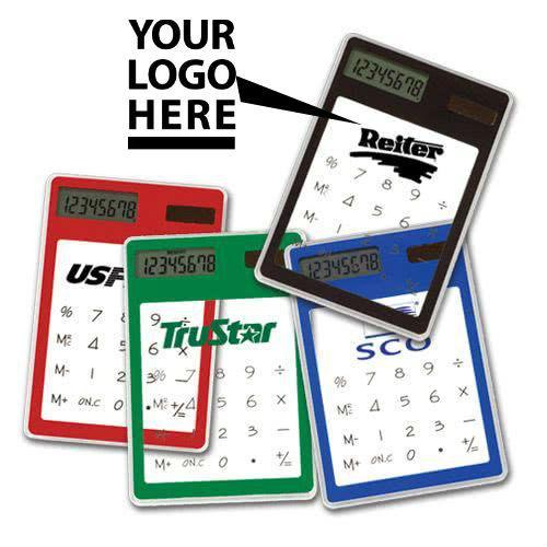 Promotional New Transparent Calculator With Premium Logo Display