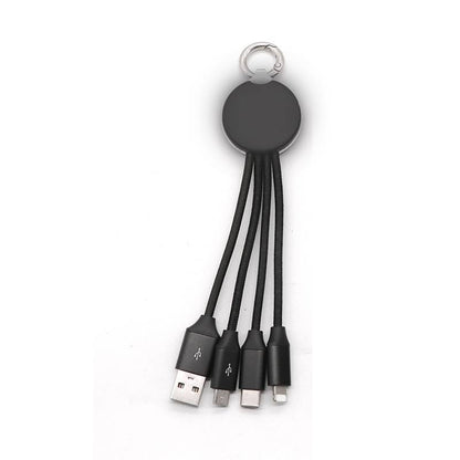 Custom Promotional 4 in 1 Light Up Logo Multi USB Charging Cable