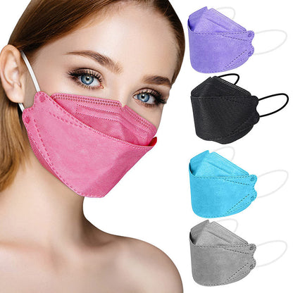 Bulk Wholesale KF94 Disposable Masks, Bulk Korean Mask 4 Ply - All Colors